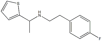 [2-(4-fluorophenyl)ethyl][1-(thiophen-2-yl)ethyl]amine Struktur