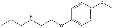 [2-(4-methoxyphenoxy)ethyl](propyl)amine Struktur