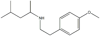 [2-(4-methoxyphenyl)ethyl](4-methylpentan-2-yl)amine Struktur