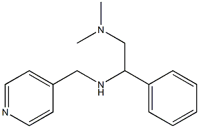 [2-(dimethylamino)-1-phenylethyl](pyridin-4-ylmethyl)amine Struktur