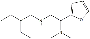 [2-(dimethylamino)-2-(furan-2-yl)ethyl](2-ethylbutyl)amine Struktur