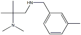 [2-(dimethylamino)-2-methylpropyl][(3-methylphenyl)methyl]amine Struktur