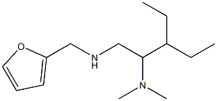 [2-(dimethylamino)-3-ethylpentyl](furan-2-ylmethyl)amine Struktur