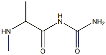 [2-(methylamino)propanoyl]urea Struktur