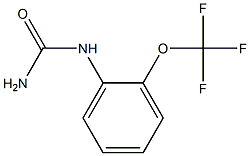 [2-(trifluoromethoxy)phenyl]urea Struktur