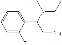 [2-amino-1-(2-chlorophenyl)ethyl]diethylamine Struktur