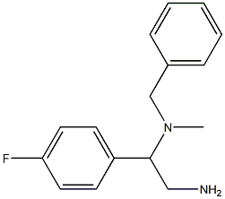 [2-amino-1-(4-fluorophenyl)ethyl](benzyl)methylamine Struktur