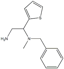 [2-amino-1-(thiophen-2-yl)ethyl](benzyl)methylamine Struktur