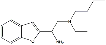 [2-amino-2-(1-benzofuran-2-yl)ethyl](butyl)ethylamine Struktur