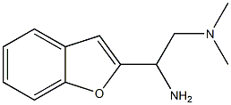 [2-amino-2-(1-benzofuran-2-yl)ethyl]dimethylamine Struktur