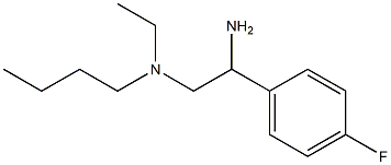 [2-amino-2-(4-fluorophenyl)ethyl](butyl)ethylamine Struktur