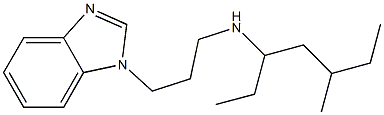 [3-(1H-1,3-benzodiazol-1-yl)propyl](5-methylheptan-3-yl)amine Struktur