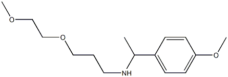 [3-(2-methoxyethoxy)propyl][1-(4-methoxyphenyl)ethyl]amine Struktur