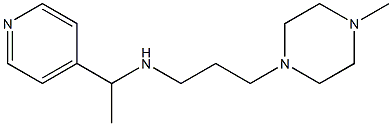 [3-(4-methylpiperazin-1-yl)propyl][1-(pyridin-4-yl)ethyl]amine Struktur