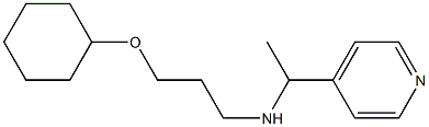 [3-(cyclohexyloxy)propyl][1-(pyridin-4-yl)ethyl]amine Struktur