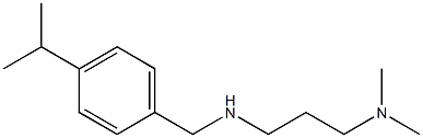 [3-(dimethylamino)propyl]({[4-(propan-2-yl)phenyl]methyl})amine Struktur