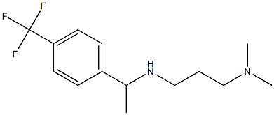 [3-(dimethylamino)propyl]({1-[4-(trifluoromethyl)phenyl]ethyl})amine Struktur