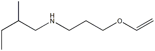 [3-(ethenyloxy)propyl](2-methylbutyl)amine Struktur