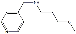 [3-(methylsulfanyl)propyl](pyridin-4-ylmethyl)amine Struktur