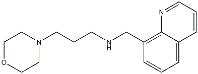 [3-(morpholin-4-yl)propyl](quinolin-8-ylmethyl)amine Struktur