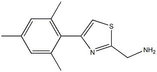 [4-(2,4,6-trimethylphenyl)-1,3-thiazol-2-yl]methanamine Struktur