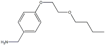 [4-(2-butoxyethoxy)phenyl]methanamine Struktur