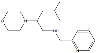 [4-methyl-2-(morpholin-4-yl)pentyl](pyridin-2-ylmethyl)amine Struktur