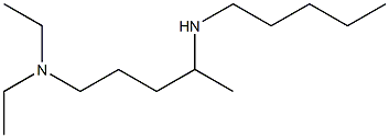 [5-(diethylamino)pentan-2-yl](pentyl)amine Struktur