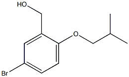 [5-bromo-2-(2-methylpropoxy)phenyl]methanol Struktur