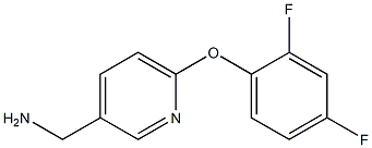 [6-(2,4-difluorophenoxy)pyridin-3-yl]methylamine Struktur