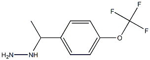 {1-[4-(trifluoromethoxy)phenyl]ethyl}hydrazine Struktur