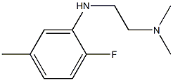 {2-[(2-fluoro-5-methylphenyl)amino]ethyl}dimethylamine Struktur