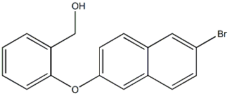 {2-[(6-bromonaphthalen-2-yl)oxy]phenyl}methanol Struktur