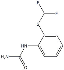 {2-[(difluoromethyl)sulfanyl]phenyl}urea Struktur