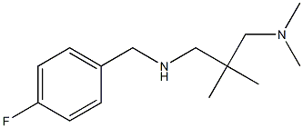 {2-[(dimethylamino)methyl]-2-methylpropyl}[(4-fluorophenyl)methyl]amine Struktur