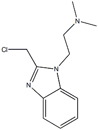 {2-[2-(chloromethyl)-1H-1,3-benzodiazol-1-yl]ethyl}dimethylamine Struktur