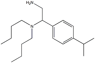 {2-amino-1-[4-(propan-2-yl)phenyl]ethyl}dibutylamine Struktur