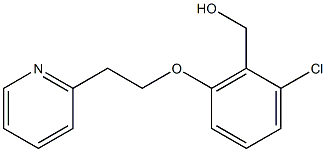 {2-chloro-6-[2-(pyridin-2-yl)ethoxy]phenyl}methanol Struktur