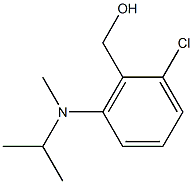 {2-chloro-6-[methyl(propan-2-yl)amino]phenyl}methanol Struktur