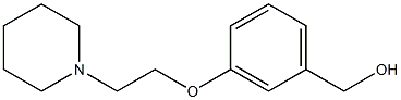 {3-[2-(piperidin-1-yl)ethoxy]phenyl}methanol Struktur