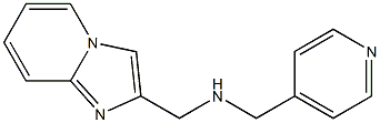 {imidazo[1,2-a]pyridin-2-ylmethyl}(pyridin-4-ylmethyl)amine Struktur