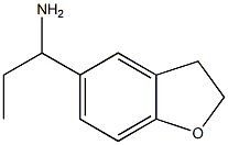 1-(2,3-dihydro-1-benzofuran-5-yl)propan-1-amine Struktur