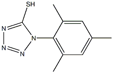 1-(2,4,6-trimethylphenyl)-1H-1,2,3,4-tetrazole-5-thiol Struktur