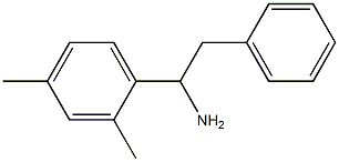 1-(2,4-dimethylphenyl)-2-phenylethan-1-amine Struktur