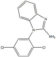 1-(2,5-dichlorophenyl)-1H-1,3-benzodiazol-2-amine Struktur