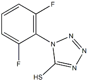 1-(2,6-difluorophenyl)-1H-1,2,3,4-tetrazole-5-thiol Struktur