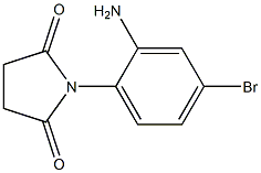 1-(2-amino-4-bromophenyl)pyrrolidine-2,5-dione Struktur