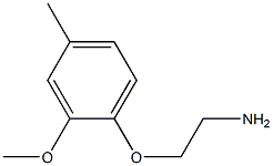 1-(2-aminoethoxy)-2-methoxy-4-methylbenzene Struktur