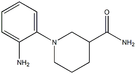 1-(2-aminophenyl)piperidine-3-carboxamide Struktur