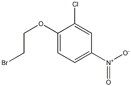 1-(2-bromoethoxy)-2-chloro-4-nitrobenzene Struktur